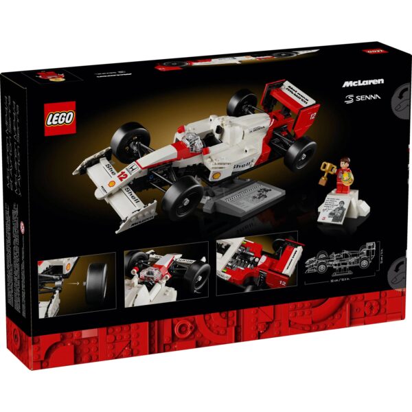 LEGO Set Icons 10330 McLaren MP4/4 e Ayrton Senna 693 peças - Imagem 7