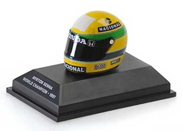 Miniatura Capacete F1 Ayrton Senna MiniChamps Mod. Sortidos - Imagem 9