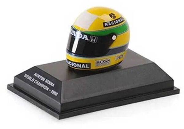 Miniatura Capacete F1 Ayrton Senna MiniChamps Mod. Sortidos - Imagem 7