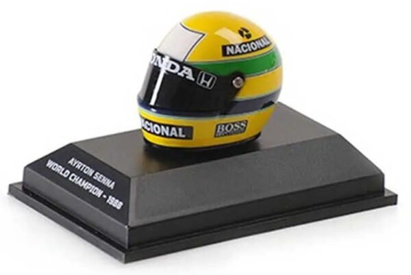 Miniatura Capacete F1 Ayrton Senna MiniChamps Mod. Sortidos - Imagem 6