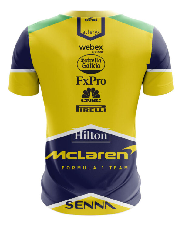 Camiseta Camisa Formula 1 Ayrton Senna Mclaren Envio Hoje 02 - Imagem 2