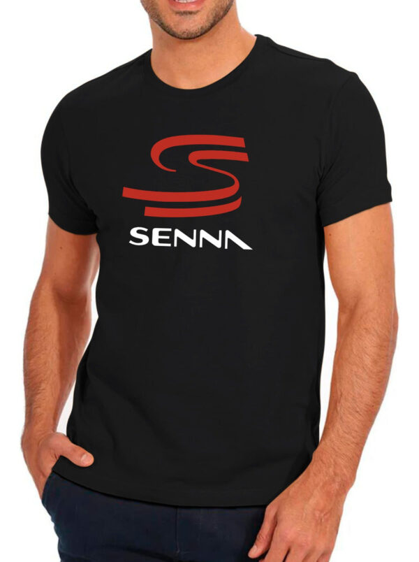 Camiseta Algodão Ayrton Senna Penteado 30.1 Slim Ref 1 - Imagem 2