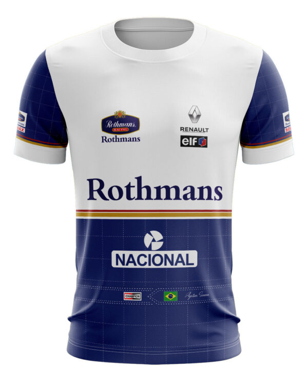 Camiseta Ayrton Senna  Camisa Formula 1 Corrida