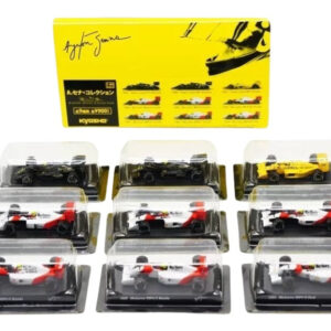 Kyosho F1 1/64 Coleção 9 Miniaturas 1985 - 1993 Ayrton Senna