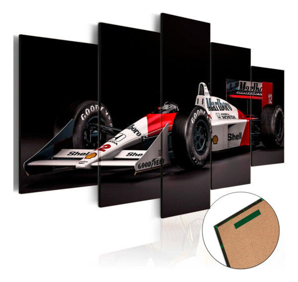 Quadros Decorativos Ayrton Senna Mclaren Honda F 1 Corrida