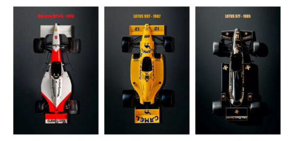 Quadros Decorativos Para Sala Quarto Formula 1 Kit Com 3