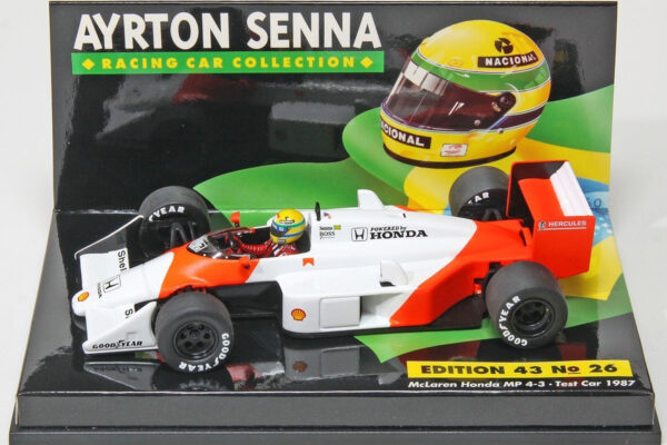 Minichamps F1 1/43 Mclaren Mp4/3 Teste 1987 Ayrton Senna