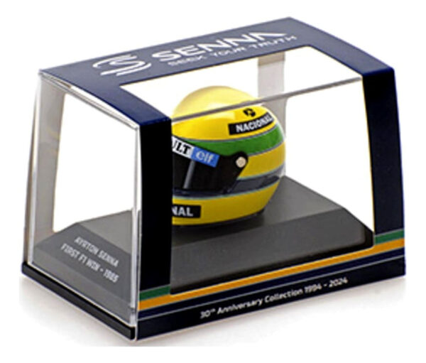 Miniatura Capacete F1 Ayrton Senna MiniChamps Mod. Sortidos - Imagem 4