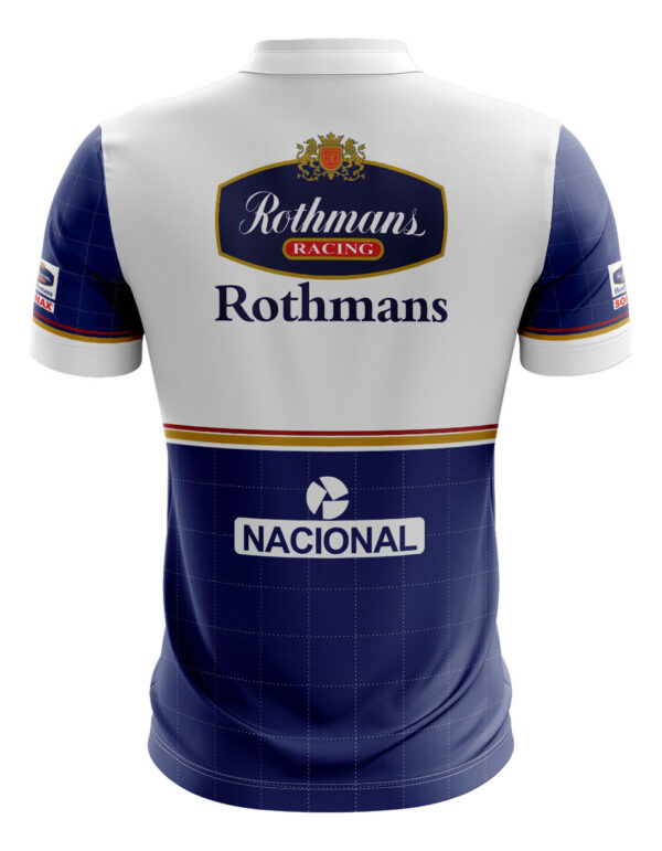 Camiseta Ayrton Senna  Camisa Formula 1 Corrida - Imagem 2