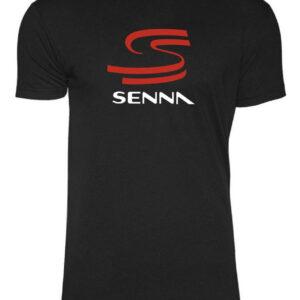 Camiseta Algodão Ayrton Senna Penteado 30.1 Slim Ref 1