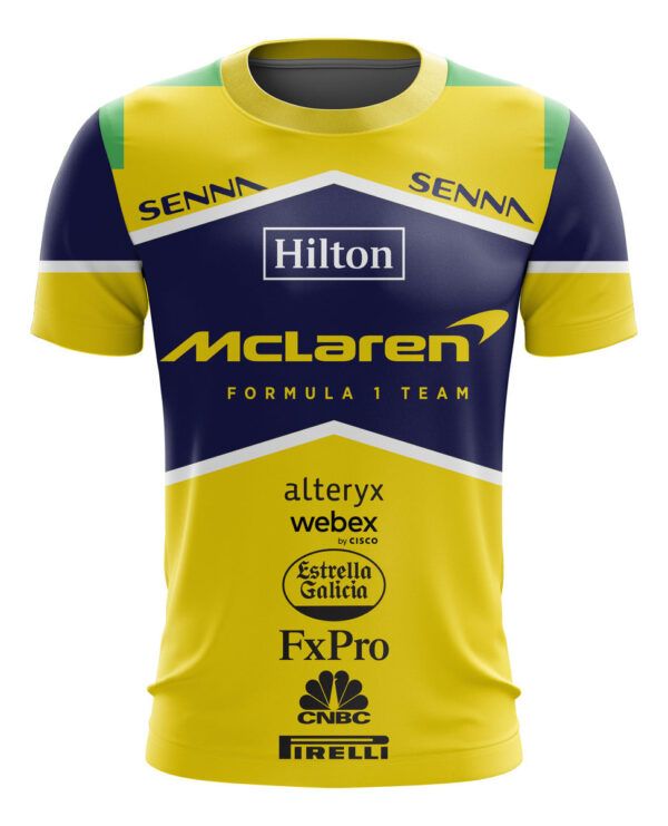 Camiseta Camisa Formula 1 Ayrton Senna Mclaren Envio Hoje 02