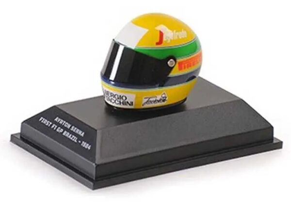 Miniatura Capacete F1 Ayrton Senna MiniChamps Mod. Sortidos - Imagem 5